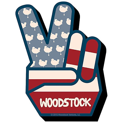 Woodstock Peace Chunky Magnet