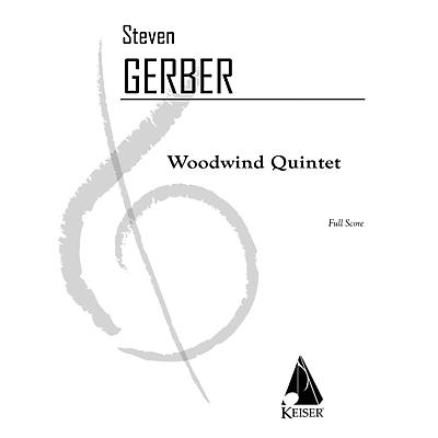 Lauren Keiser Music Publishing Woodwind Quintet LKM Music Series by Steven Gerber