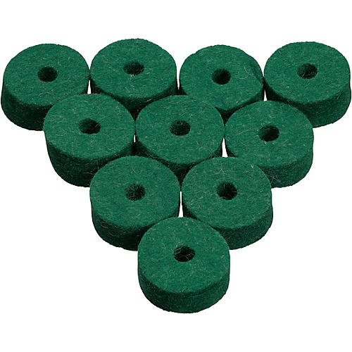 Ahead Wool Cymbal Felt 10-Pack Green