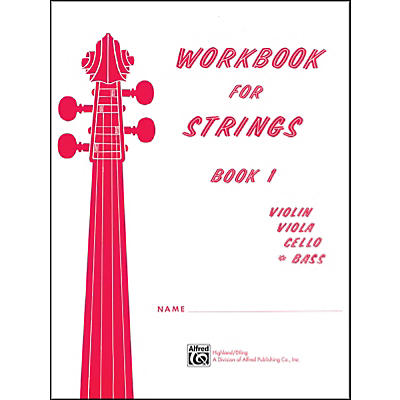 Alfred Workbook for Strings Book 1 Bass
