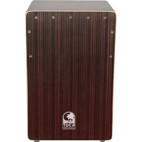 Toca Workhorse Cajon 11.75 x 19.75 x 11.75 in. Dark Walnut