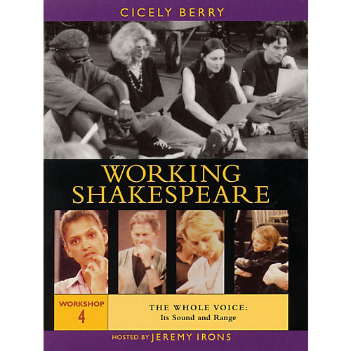 Working Shakespeare Applause Books Series DVD Written by Cicely Berry