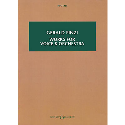 Boosey and Hawkes Works for Voice and Orchestra Boosey & Hawkes Scores/Books Series Softcover Composed by Gerald Finzi