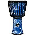 LP World 10 inch Rope Tuned Circle Djembe Green MarbleBlue Marble