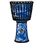 LP World 10 inch Rope Tuned Circle Djembe Blue Marble