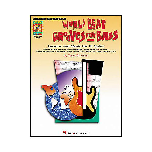 World Beat Grooves for Bass (Book/CD)