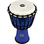 Open-Box LP World Rope-Tuned Circle Djembe, 7 in. Condition 1 - Mint  Blue