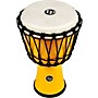 LP World Rope-Tuned Circle Djembe, 7 in. Yellow