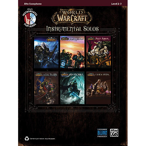 World of Warcraft Instrumental Solos Alto Sax Book & CD