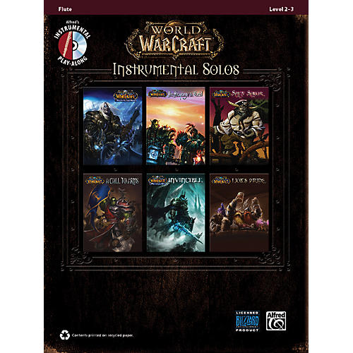 World of Warcraft Instrumental Solos Flute Book & CD