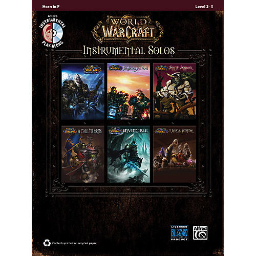 Alfred World of Warcraft Instrumental Solos Horn in F Book & CD