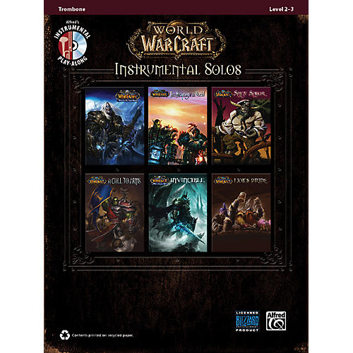 Alfred World of Warcraft Instrumental Solos Trombone Book & CD