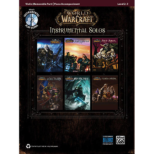 World of Warcraft Instrumental Solos for Strings Violin Book & CD