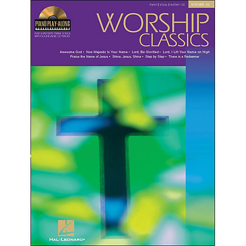 Worship Classics Volume 23 Book/CD Piano Play-Along arranged for piano, vocal, and guitar (P/V/G)