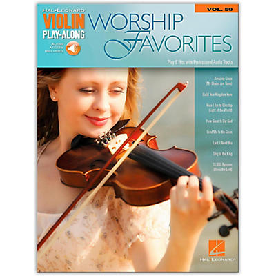 Hal Leonard Worship Favorites Violin Play-Along Volume 59 Book/Online Audio