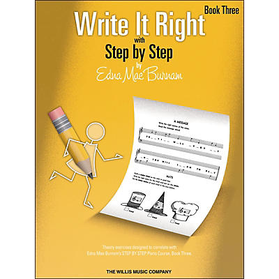 Willis Music Write It Right Book 3