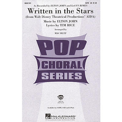 Hal Leonard Written in the Stars ShowTrax CD by Elton John Arranged by Mac Huff
