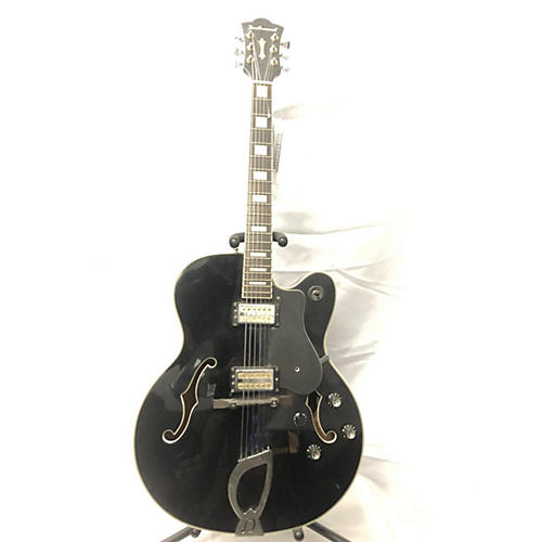 DeArmond X-155 Hollow Body Electric Guitar Black