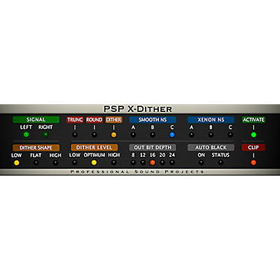 PSP Audioware X-Dither Processor Plug-in (Software Download)