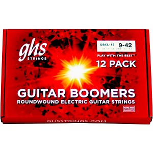 GHS X-Light Electric Guitar Boomers 12 Pack Box