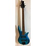 Used Jackson X SERIES SPECTRA BASS SBX V Electric Bass Guitar ELECTRIC BLUE
