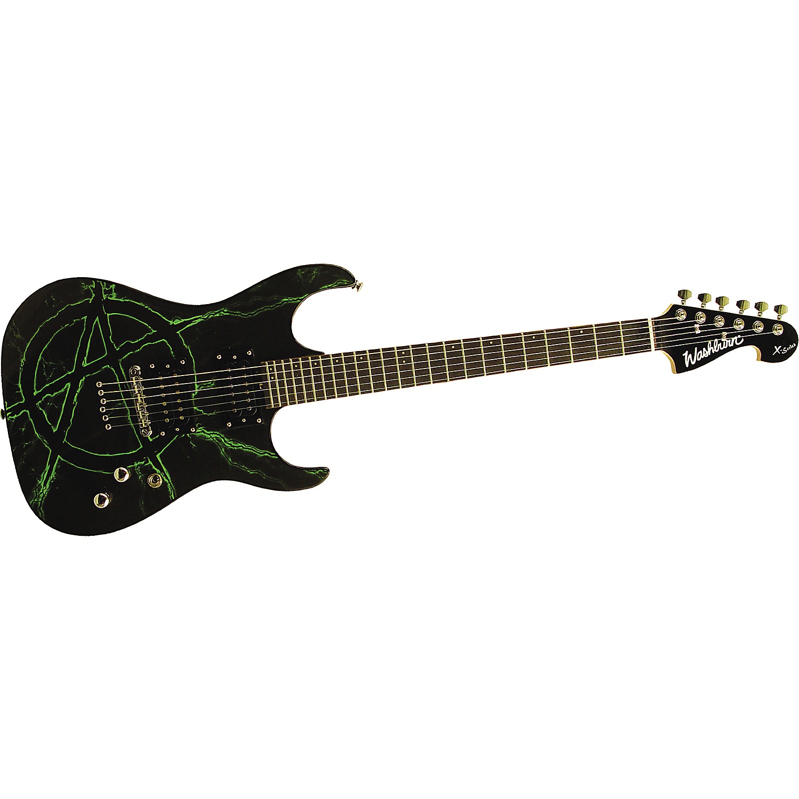 Washburn X Series Green Anarchy Electric Guitar Musician's Friend