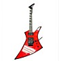 Used Jackson X Series Kelly KEX Electric Guitar W/FLOYD ROSE Solid Body Electric Guitar Ferrari Red