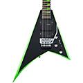 Jackson X Series Rhoads RRX24 Electric Guitar Black with Yellow BevelsBlack with Neon Green Bevels
