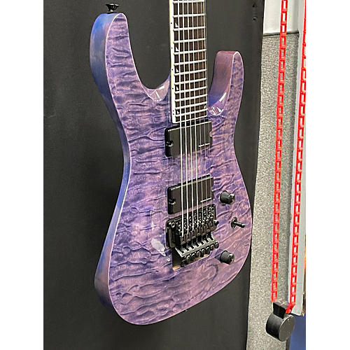 Jackson X Series SLATXSDQ 3-7 Soloist Solid Body Electric Guitar Trans Purple