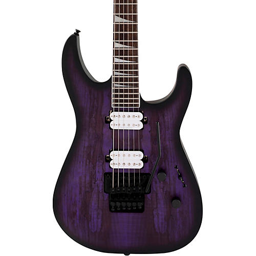 Jackson X Series Soloist SLX Spalted Maple Electric Guitar Transparent Purple Burst