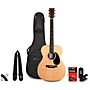 Martin X Series Special 000-X2E Spruce-Rosewood HPL Acoustic-Electric Guitar Pack Natural