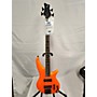 Used Jackson X Series Spectra 4 Electric Bass Guitar neon orange