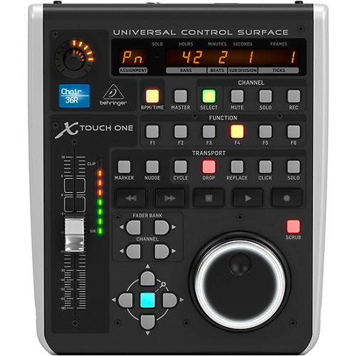 X-TOUCH ONE, Universal Control Surface with Touch-Sensitive Motor Fader and LCD Scribble Strip