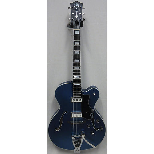 Guild X175b/sp-II Hollow Body Electric Guitar Malibu Blue