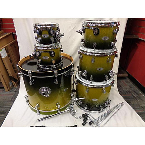 DW PDP X7 Dressed as a DW Drum Kit in Gold Fade drums only- no hardware 