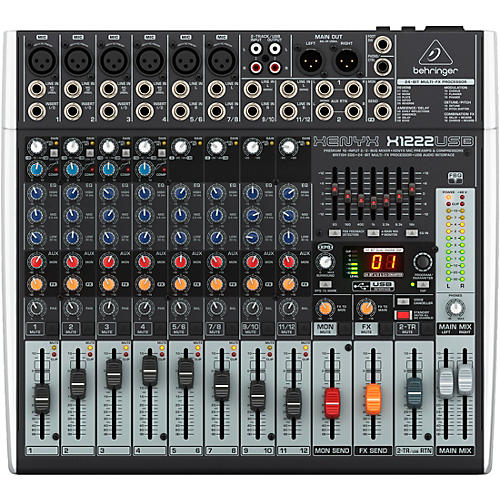 XENYX X1222USB USB Mixer with Effects