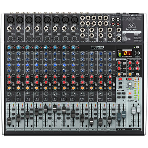 Behringer XENYX X2222USB USB Mixer With Effects Condition 1 - Mint