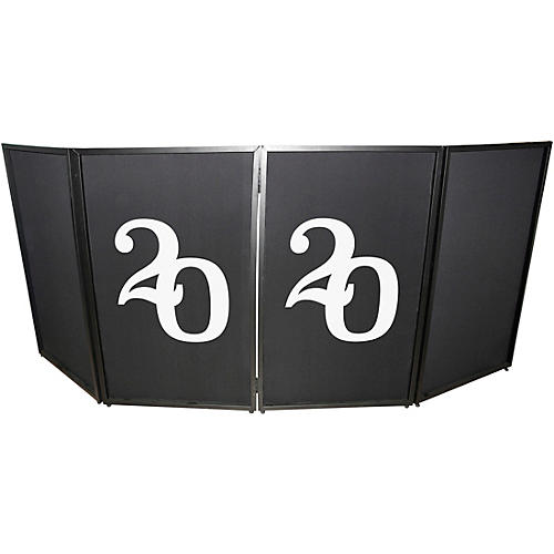 ProX Truss XF-S2020X2 2020 New Year Facade Enhancement Scrims - White Numbers on Black | Set of Two