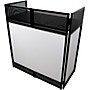 ProX XF-VISTA BLMK2 Vista DJ Booth Facade Table Station With White/Black Scrim Kit & Padded Travel Bag