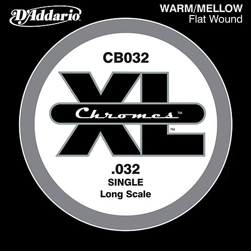 XL Chromes CB032 Single Flat Wound .032