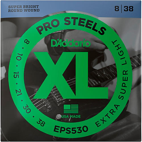 XL ProSteels Extra Super Light Electric Guitar Strings
