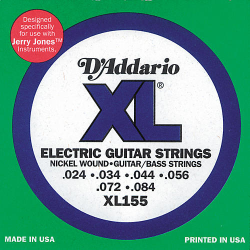 XL155 Jerry Jones XL Electric Guitar/Bass Strings