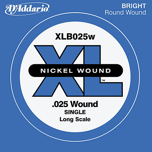 XLB025W XL Nickel Wound Long Scale .025 Electric Bass String