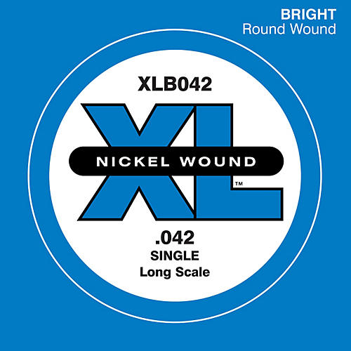 XLB042 Nickel Would Electric Bass Single String