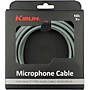 KIRLIN XLR Male To XLR Female Microphone Cable - Olive Green Woven Jacket 10 ft.
