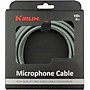 Open-Box Kirlin XLR Male To XLR Female Microphone Cable - Olive Green Woven Jacket Condition 1 - Mint 10 ft.