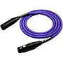 KIRLIN XLR Male To XLR Female Microphone Cable - Royal Blue Woven Jacket 10 ft.