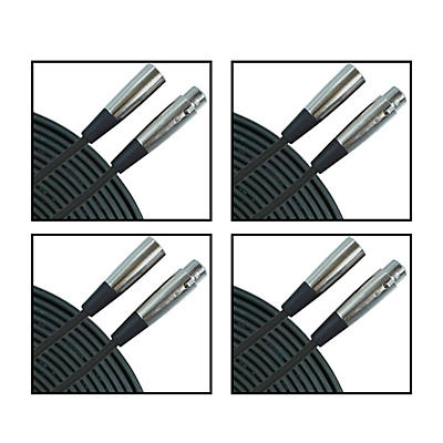 Gear One XLR Microphone Cable 4-Pack -