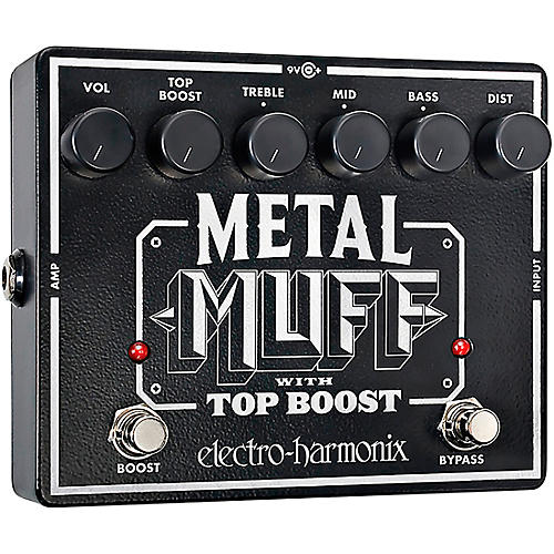 Electro-Harmonix XO Metal Muff With Top Boost Distortion Guitar Effects Pedal