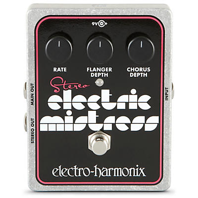 Electro-Harmonix XO Stereo Electric Mistress Flanger/Chorus Guitar Effects Pedal